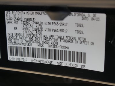 2023 Toyota Tacoma 4WD TRD Sport