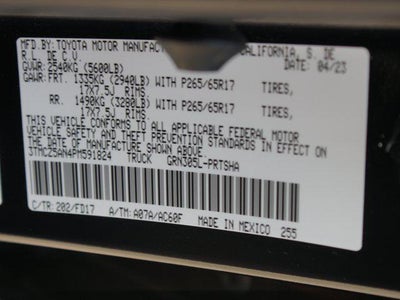 2023 Toyota Tacoma 4WD TRD Sport