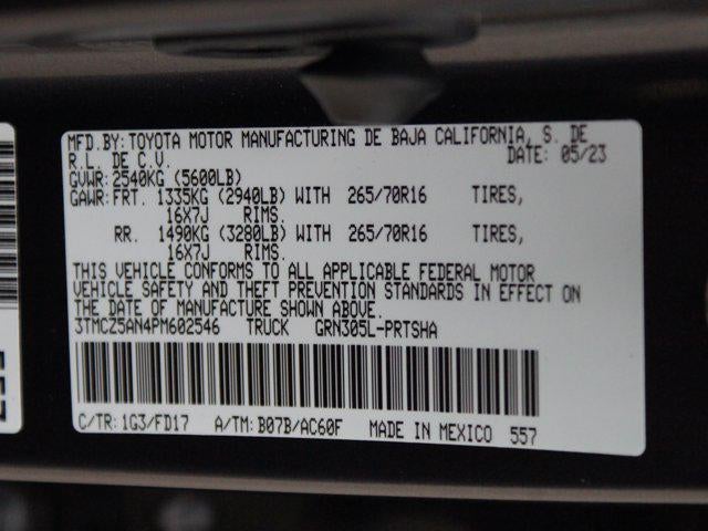 2023 Toyota Tacoma 4WD TRD Off Road