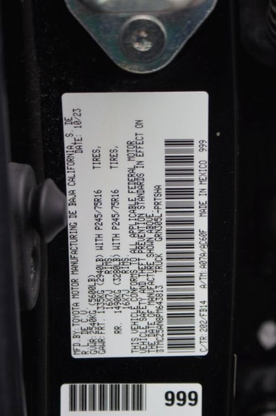 2023 Toyota Tacoma 4WD SR