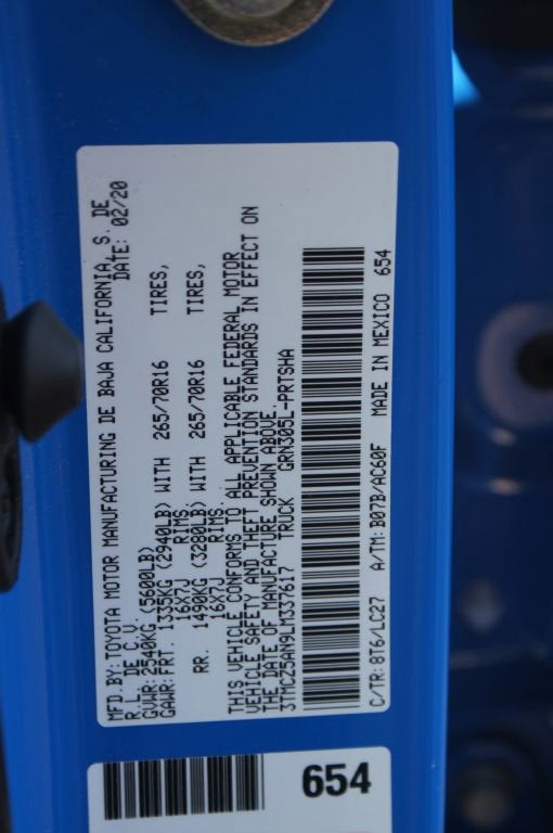 2020 Toyota Tacoma 4WD TRD Off Road