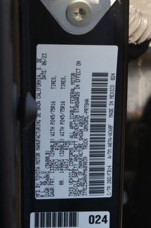 2023 Toyota Tacoma 4WD SR