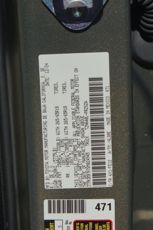 2025 Toyota Tacoma 2WD TRD Sport