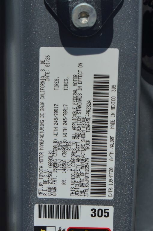 2026 Toyota Tacoma 4WD SR5
