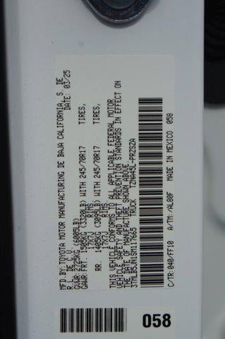 2025 Toyota Tacoma 4WD SR5