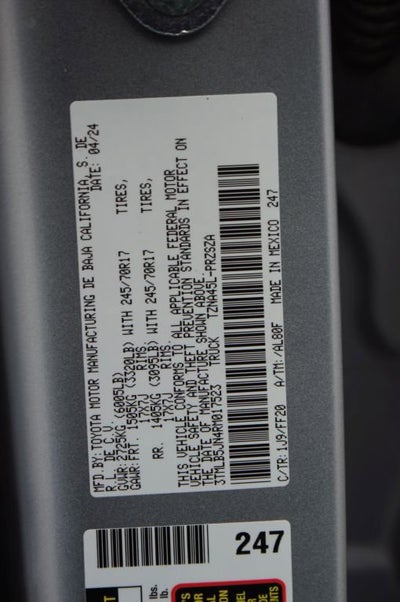 2024 Toyota Tacoma 4WD SR5