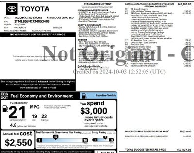 2024 Toyota Tacoma 4WD TRD Sport