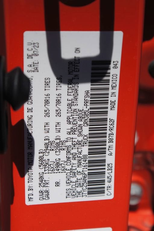 2023 Toyota Tacoma 4WD TRD Pro
