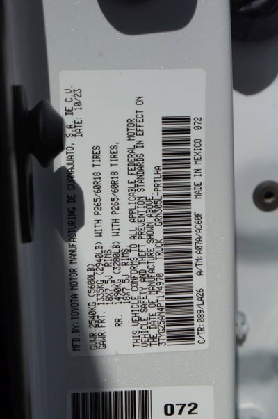 2023 Toyota Tacoma 4WD Limited