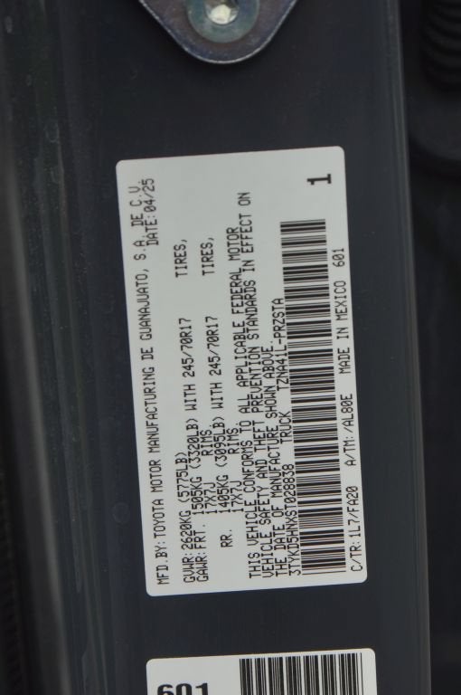 2025 Toyota Tacoma 2WD SR