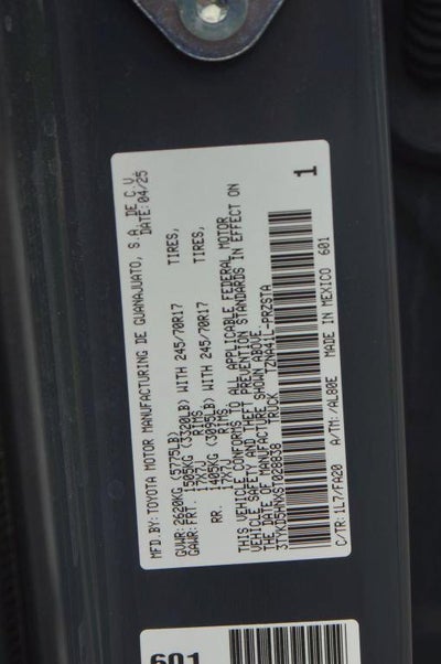 2025 Toyota Tacoma 2WD SR