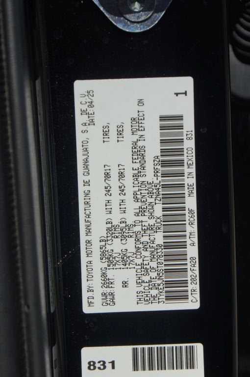 2025 Toyota Tacoma 4WD SR