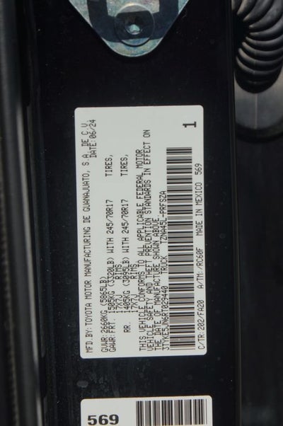 2024 Toyota Tacoma 4WD SR