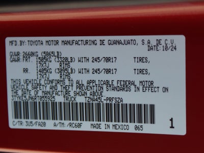 2024 Toyota Tacoma 4WD SR