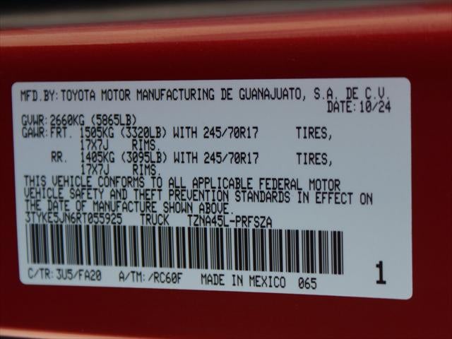 2024 Toyota Tacoma 4WD SR