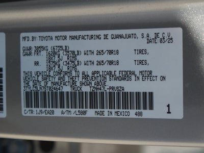2025 Toyota Tacoma 4WD TRD Off Road Hybrid