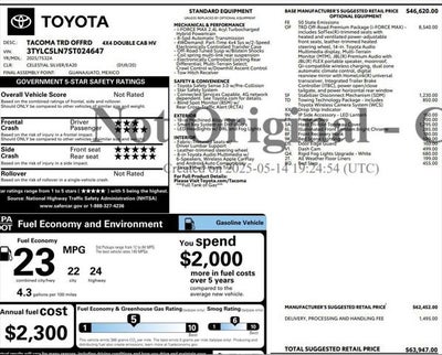 2025 Toyota Tacoma 4WD TRD Off Road Hybrid