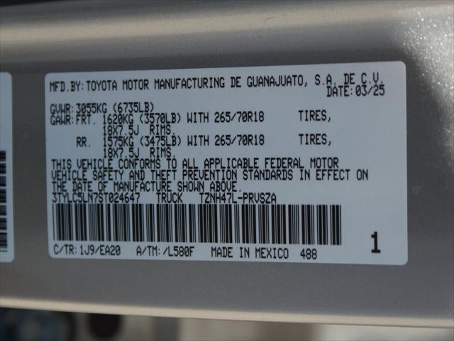 2025 Toyota Tacoma 4WD TRD Off Road Hybrid