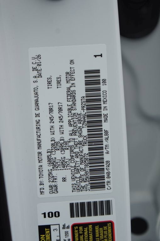 2026 Toyota Tacoma 4WD Base