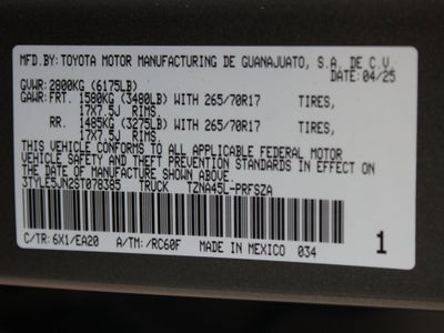 2025 Toyota Tacoma 4WD TRD Off Road