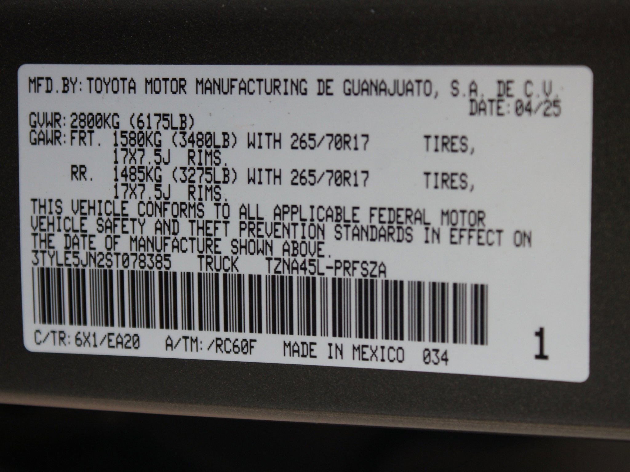 2025 Toyota Tacoma 4WD TRD Off Road