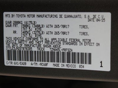 2025 Toyota Tacoma 4WD TRD Off Road