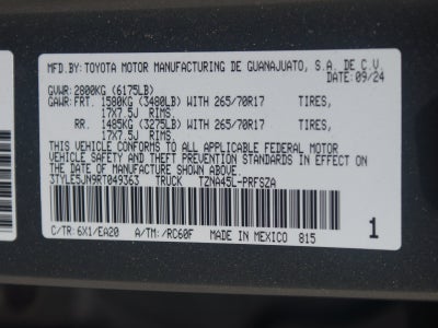 2024 Toyota Tacoma 4WD TRD Off Road