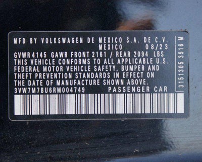 2024 Volkswagen Jetta SE