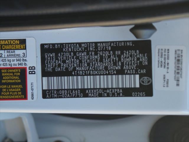 2019 Toyota Avalon Hybrid Limited