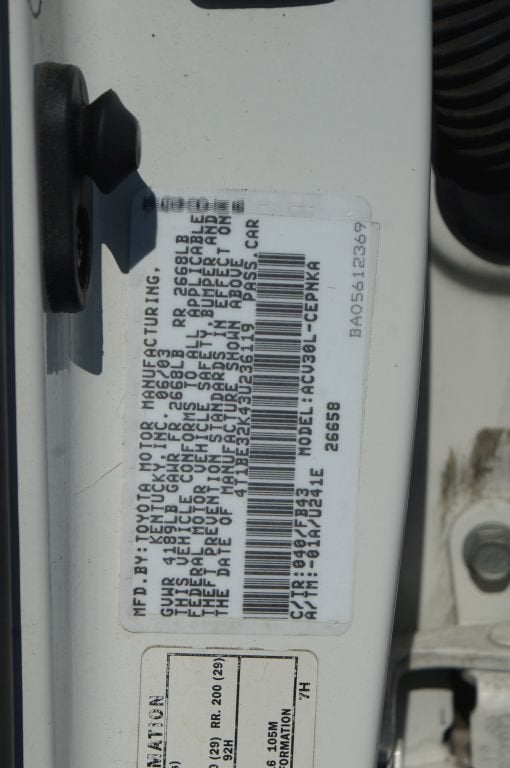 2003 Toyota Camry LE