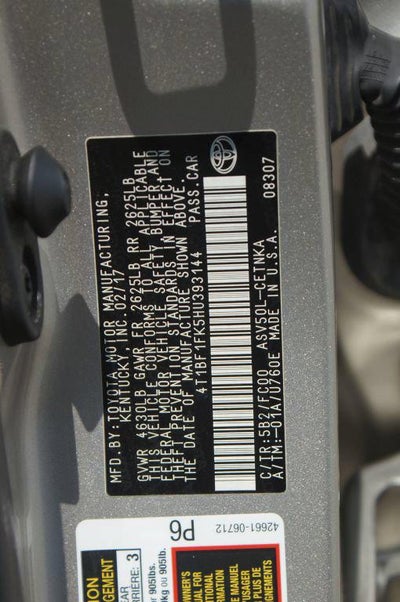 2017 Toyota Camry LE