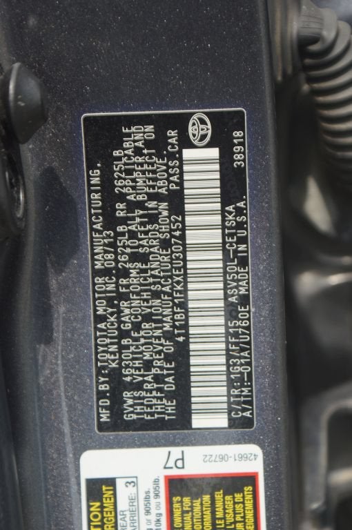 2014 Toyota Camry SE
