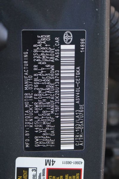 2011 Toyota Camry XLE