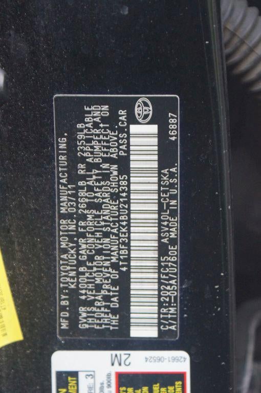 2011 Toyota Camry SE