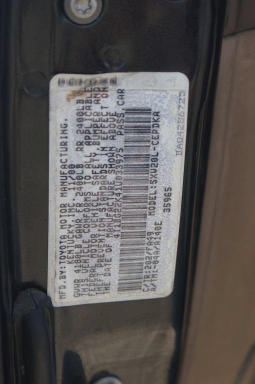 2001 Toyota Camry CE