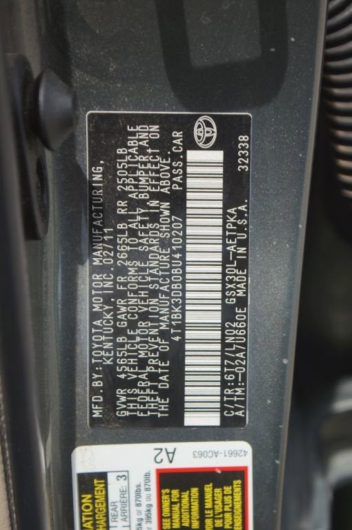 2011 Toyota Avalon Limited