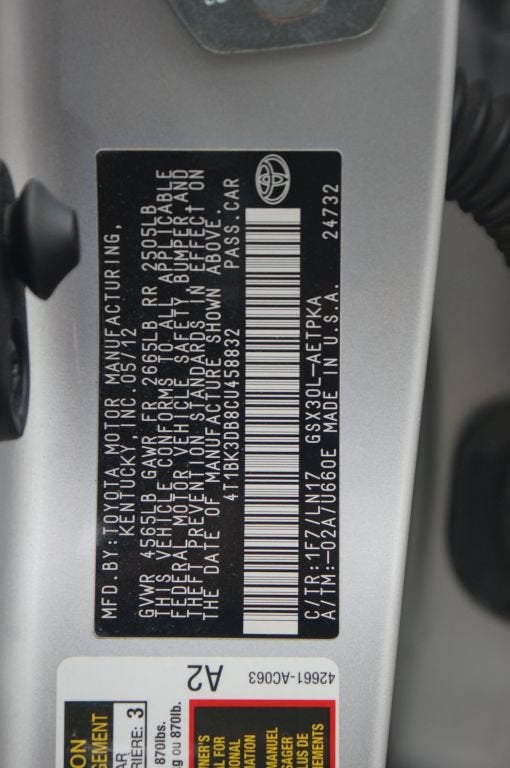 2012 Toyota Avalon Limited