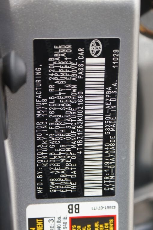 2019 Toyota Avalon Limited