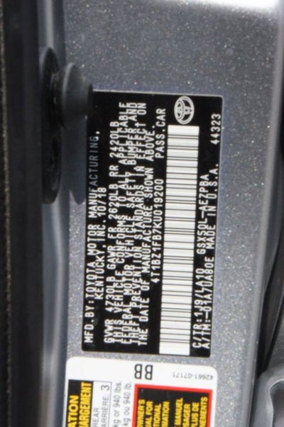 2019 Toyota AVALON Base
