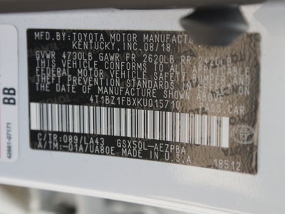 2019 Toyota Avalon Limited