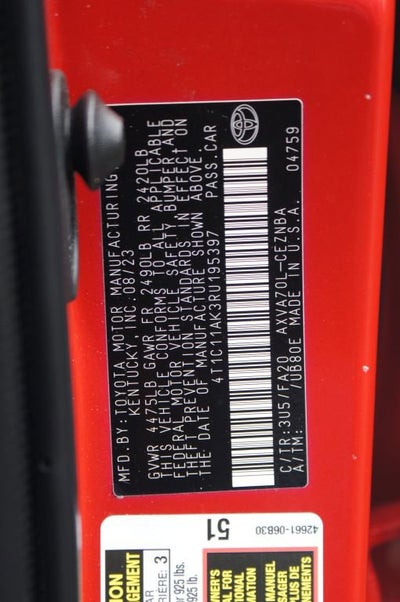 2024 Toyota Camry LE