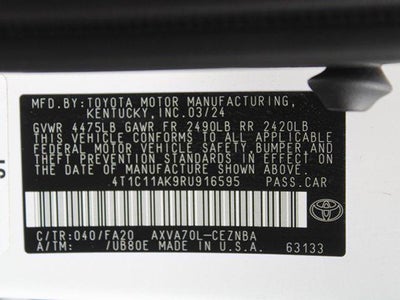 2024 Toyota Camry LE