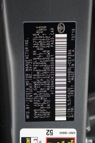 2025 Toyota Camry SE