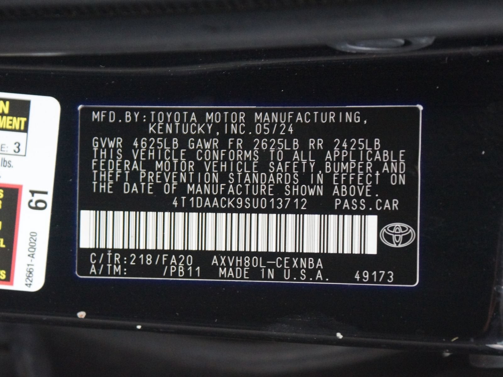 2025 Toyota Camry LE