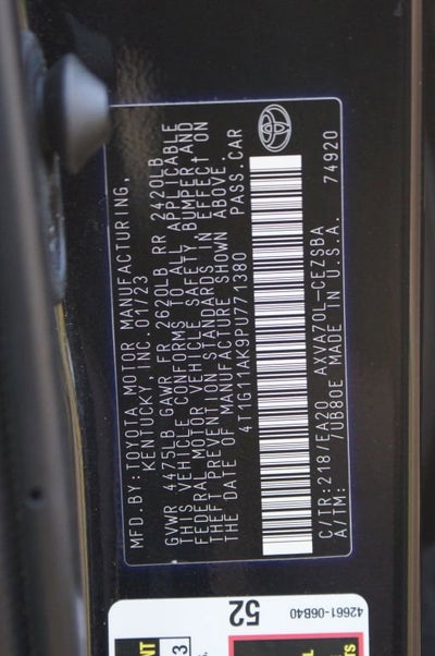 2023 Toyota Camry SE