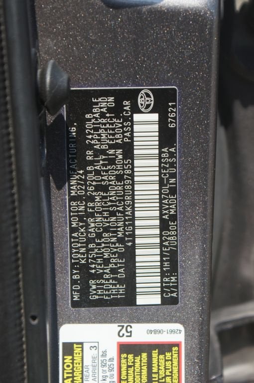 2024 Toyota Camry SE