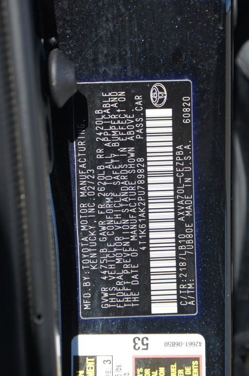 2023 Toyota Camry XSE