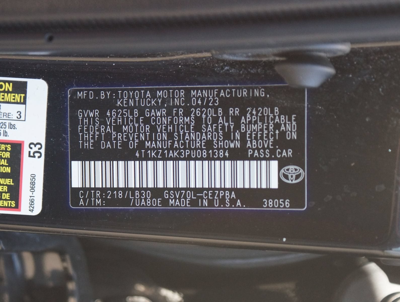 2023 Toyota Camry XSE V6