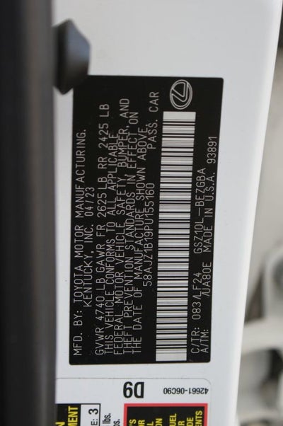 2023 Lexus ES ES 350 F SPORT Handling