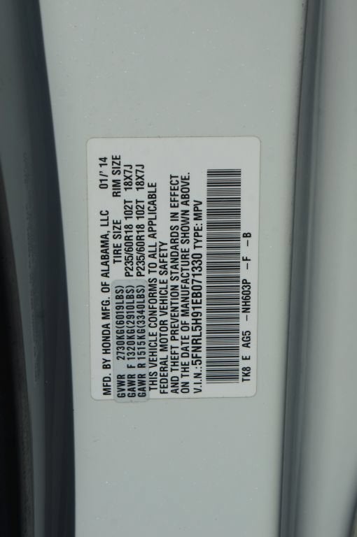 2014 Honda Odyssey Base